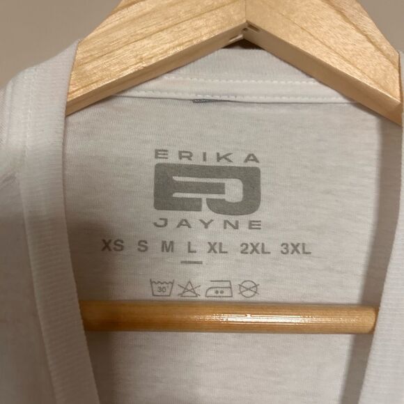 Erika Jayne Graphic White Band Tee Size Large - Picture 3 of 6